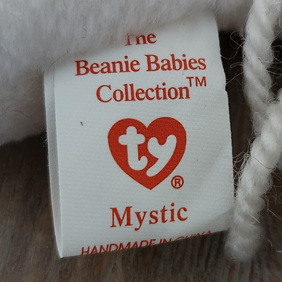 🦄 Ty Beanie Baby “Mystic” the Unicorn 1993 – Non-Iridescent Horn, Vintage - Picture 15 of 16